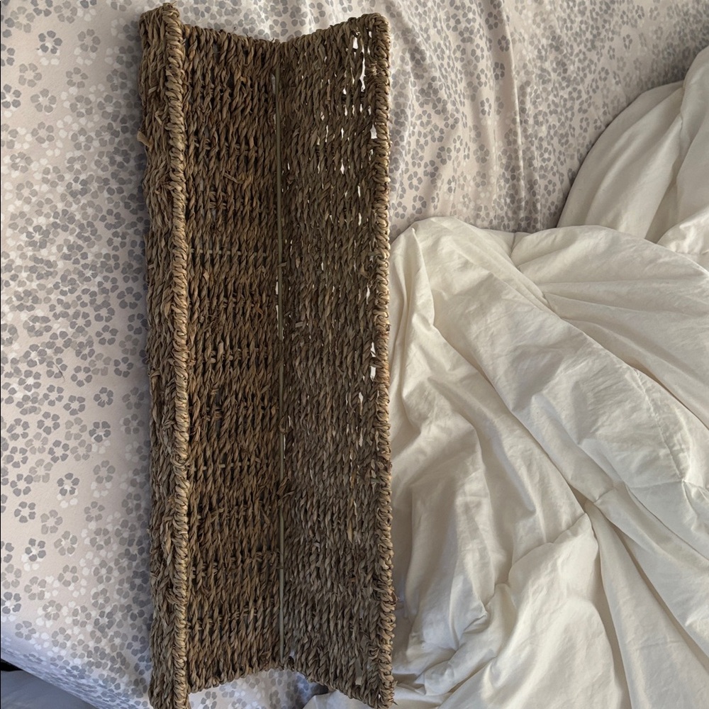 Target Brown Woven Wall Decor Shelf